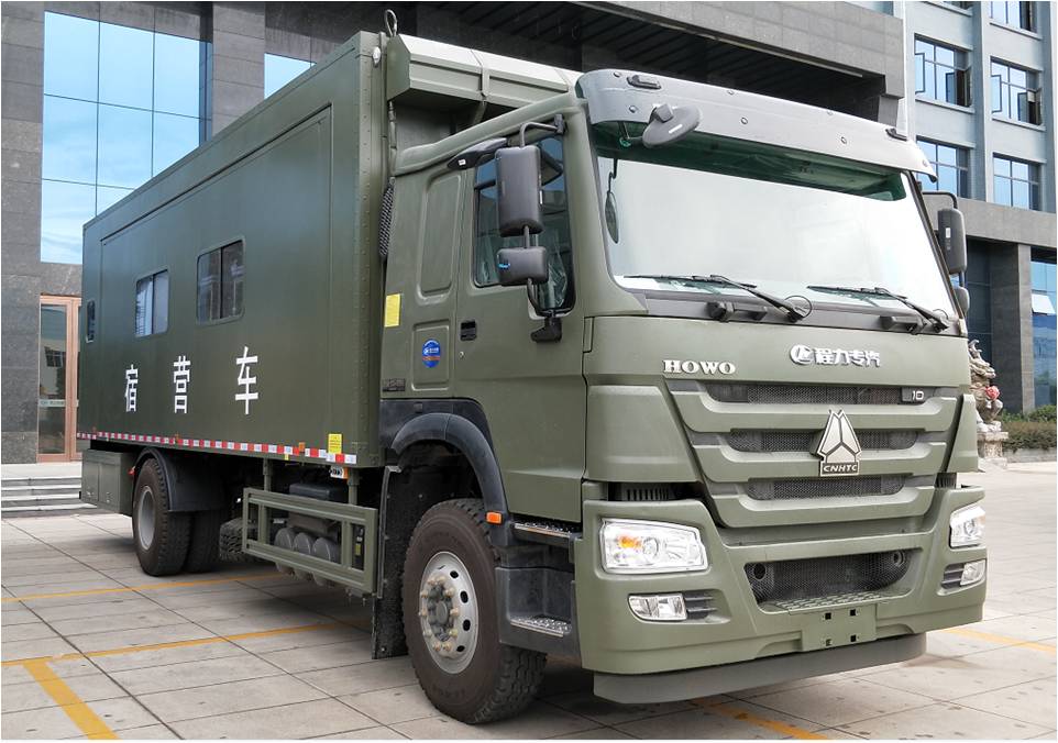 重汽豪沃4*2淋浴车|武警淋浴车